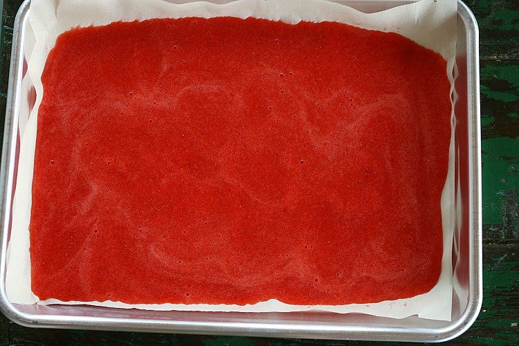 how to make strawberry fruit leather recipe