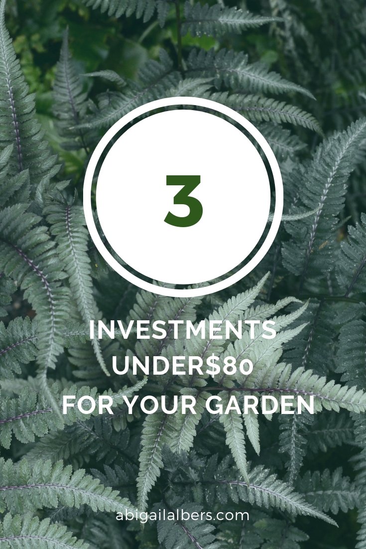 3 investment tools for your garden