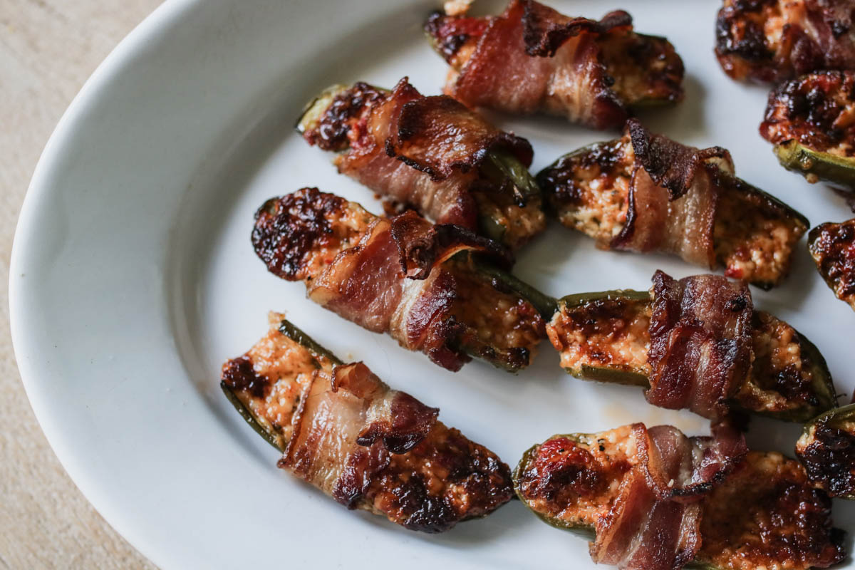 bacon wrapped pimento cheese jalapeno poppers 