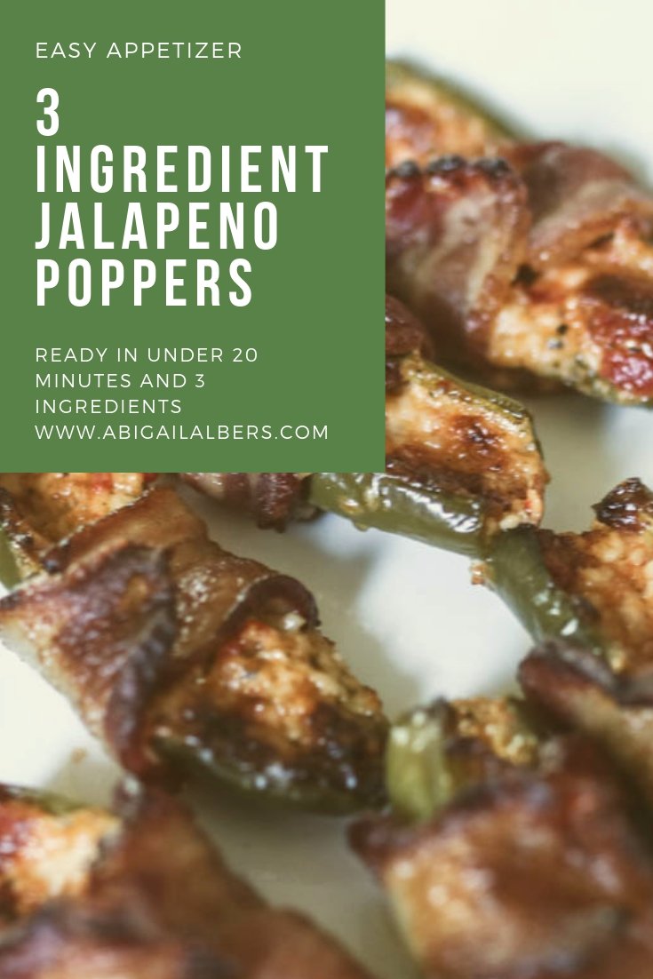 Three Ingredient Jalapeño Poppers 