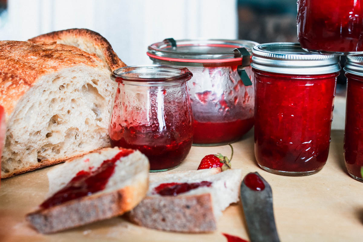 New add ins for homemade strawberry jam