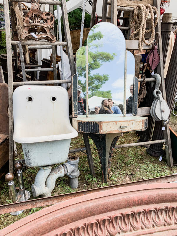 Brimfield Antique Show in Massachusetts happens three times a year in Spring, Summer and Fall. 