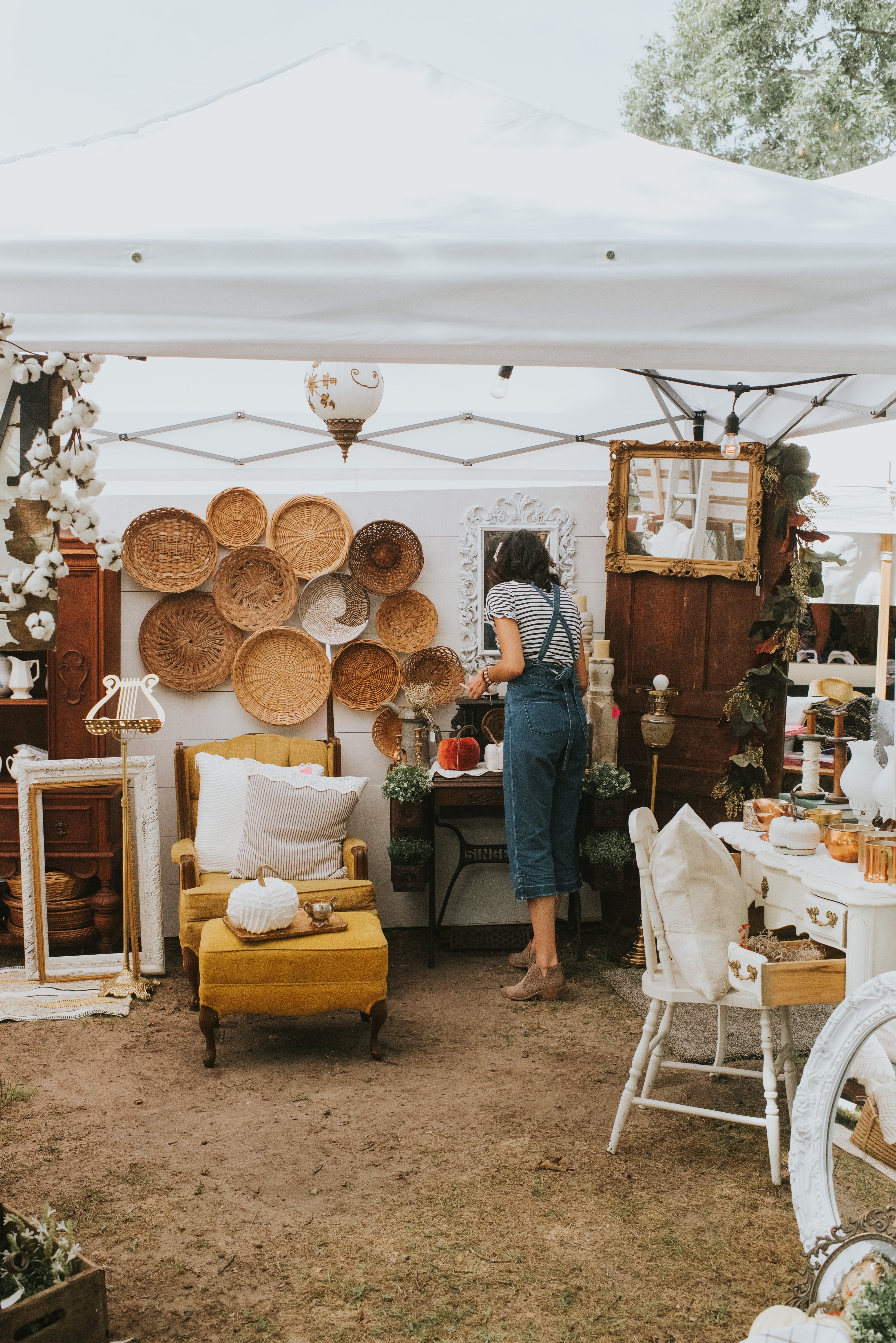 Antique And Vintage fair in Holland Michigan by the Found Cottage 