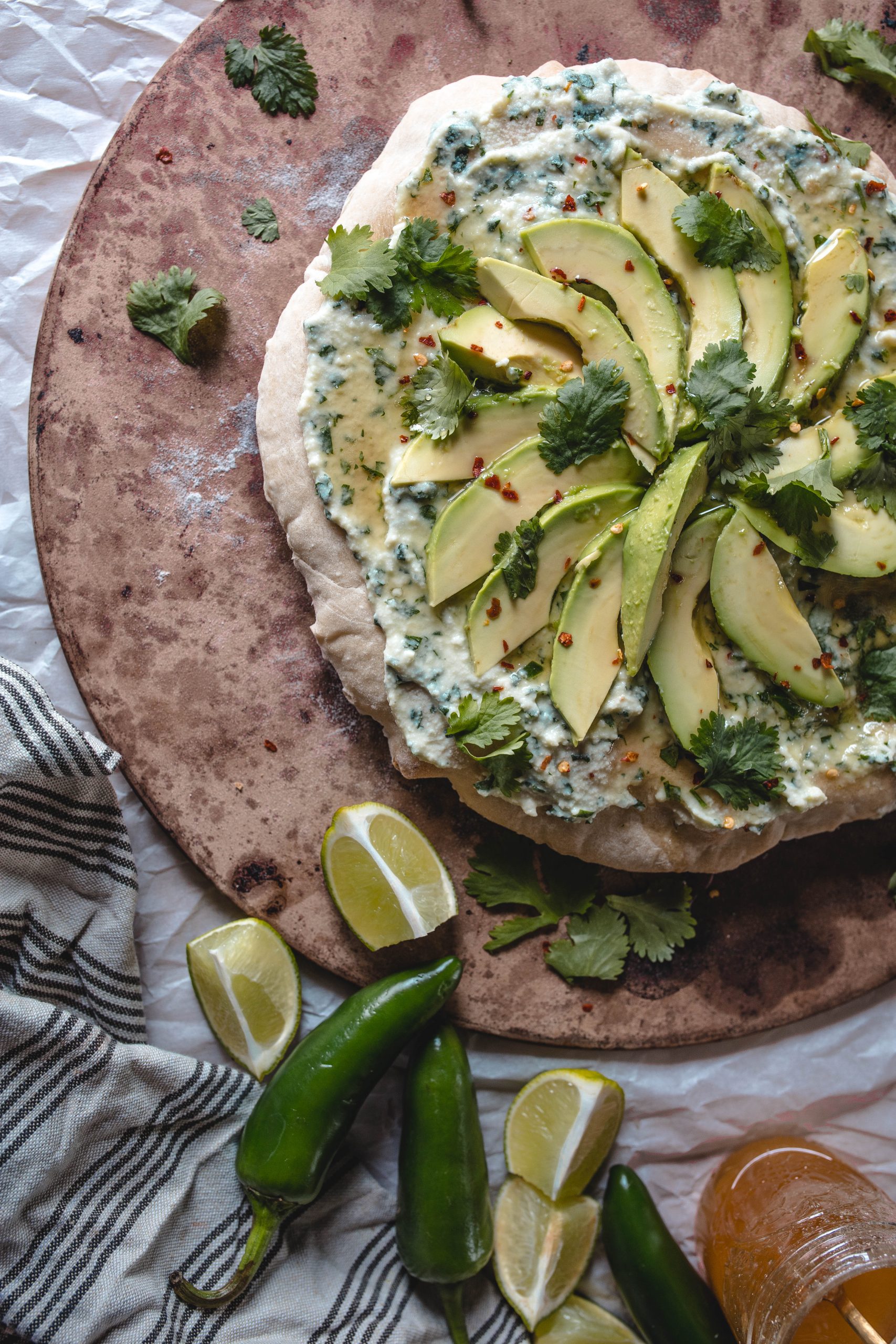Jalapeno Lime and Ricotta with Avocado 