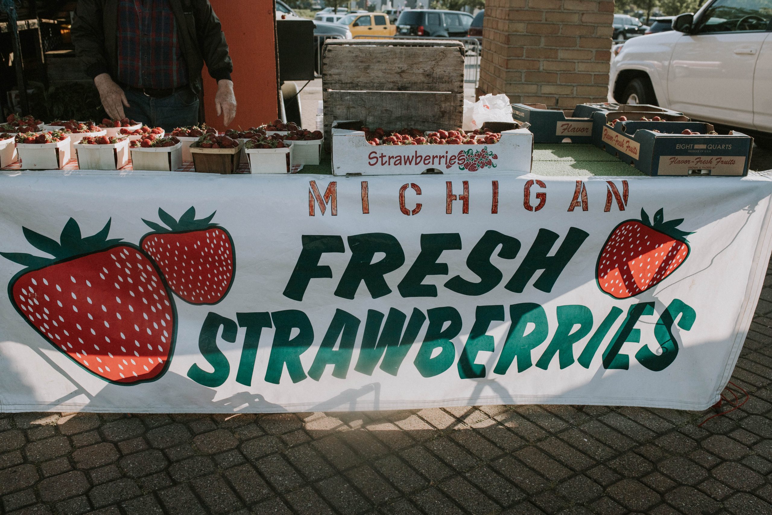 Fresh Michigan Strawberries 