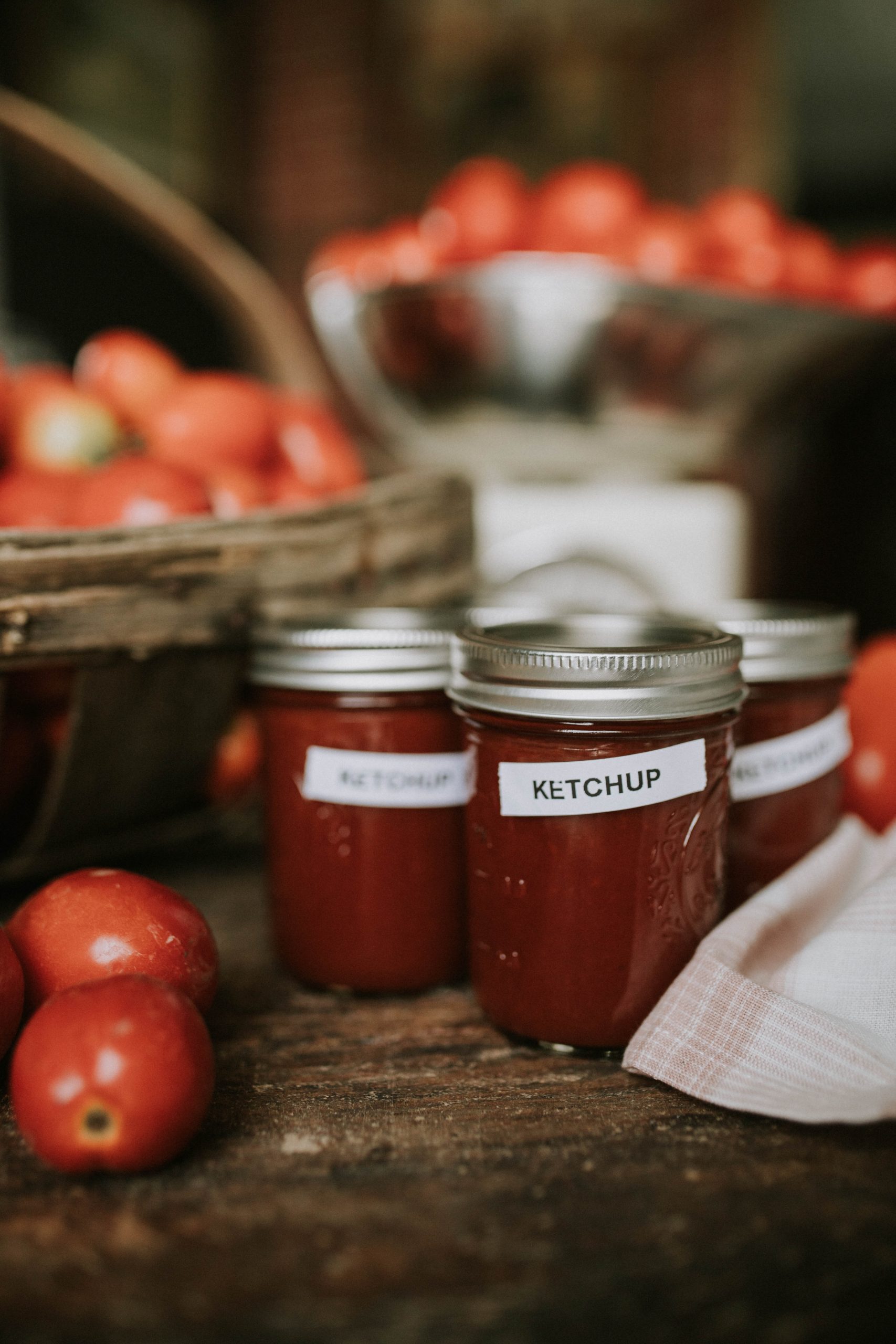 Homemade Ketchup from heirloom tomatoes