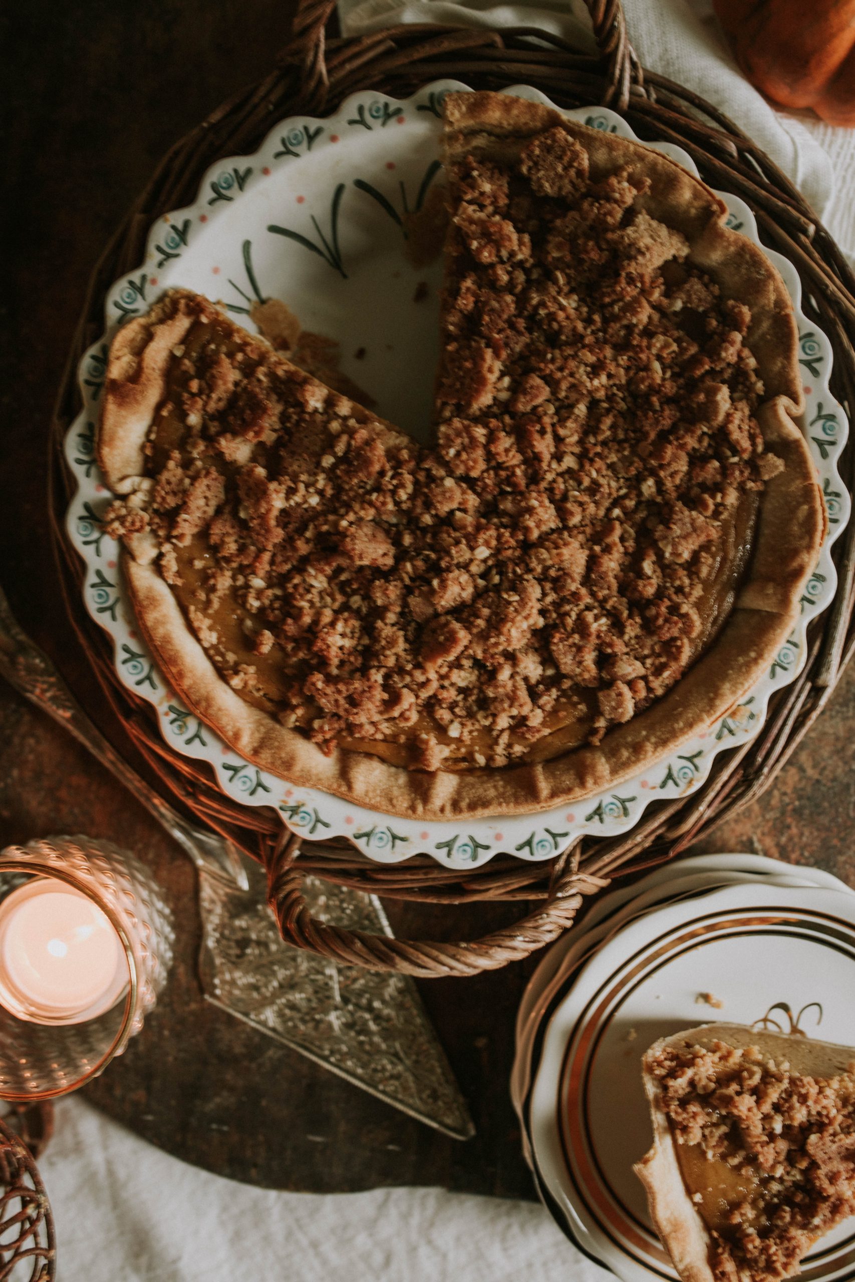Pumpkin Pie Recipe with Streusel Topping