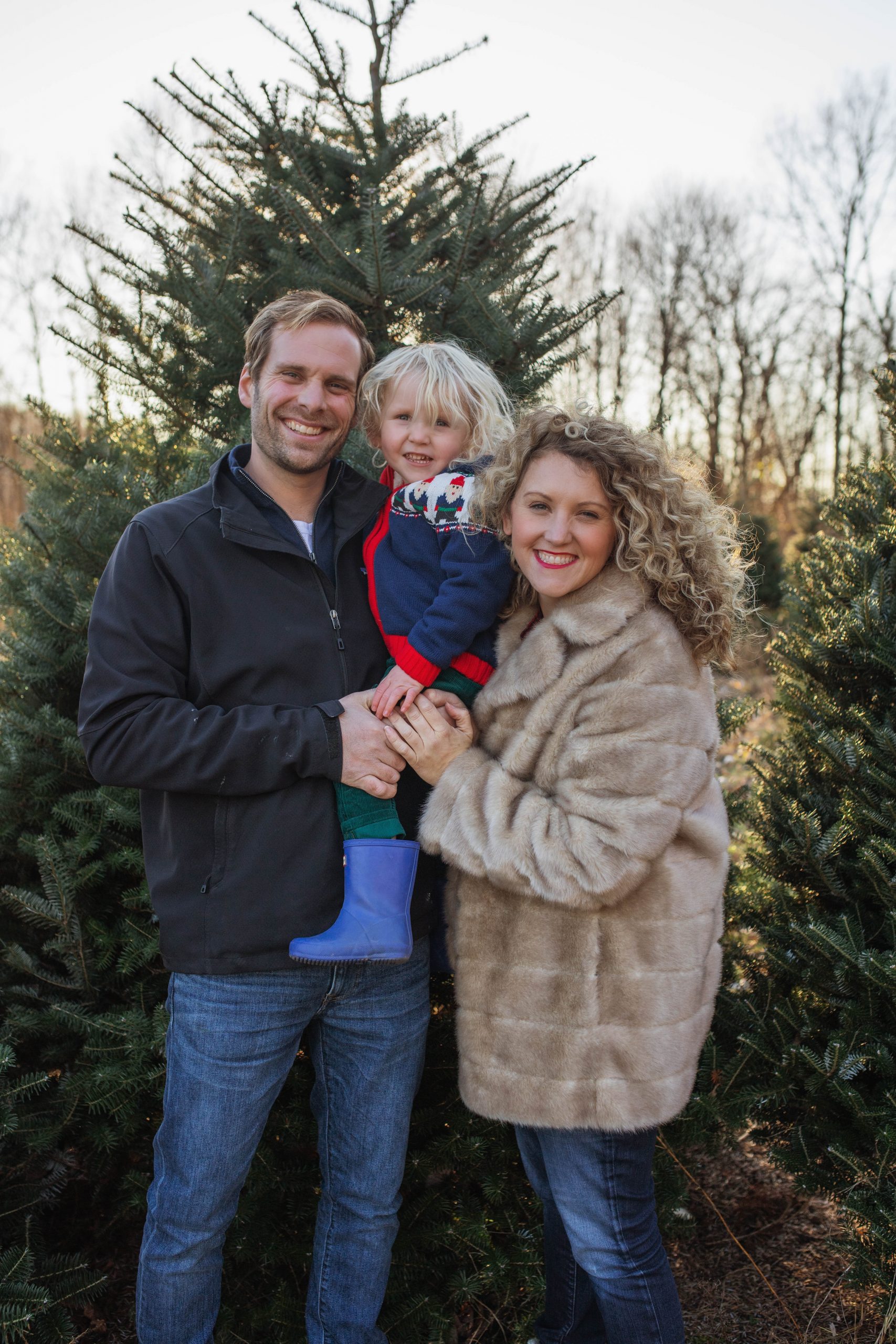 Family Photo at the Tree Farm