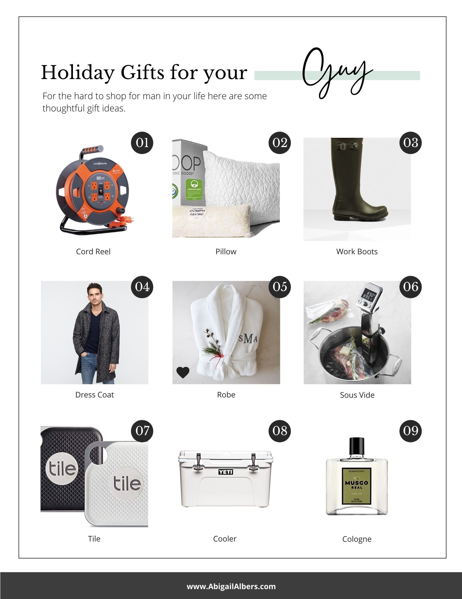 Gift guide for the hard to shop for guy